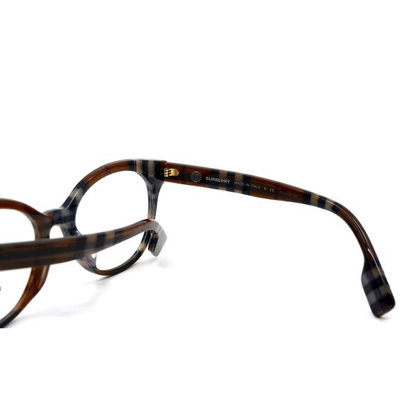 NEW BURBERRY BE2356F JACQUELINE CHECK BROWN AUTHENTIC EYEGLASSES FRAME - Picture 7 of 11